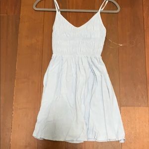 Baby blue mini dress